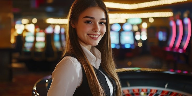 Live Dice Game interface showing prediction options and dealer camera feed